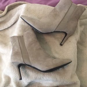 Gray beautiful boots